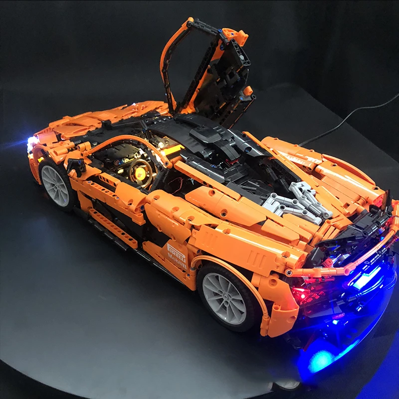 DIY LED Light Kit For LEGO 13090 Technical Super Car ( Only LED Light,Without Blocks Model)