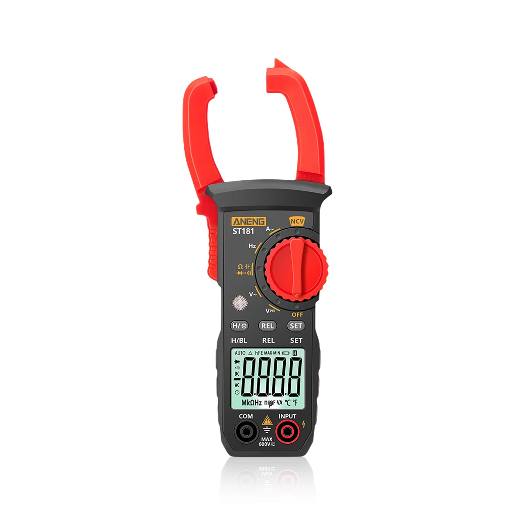 ANENG ST181 Clamp Multimeter Backlight Capacitance Detector Electronic Repairing Resistance Tester Professional Meter