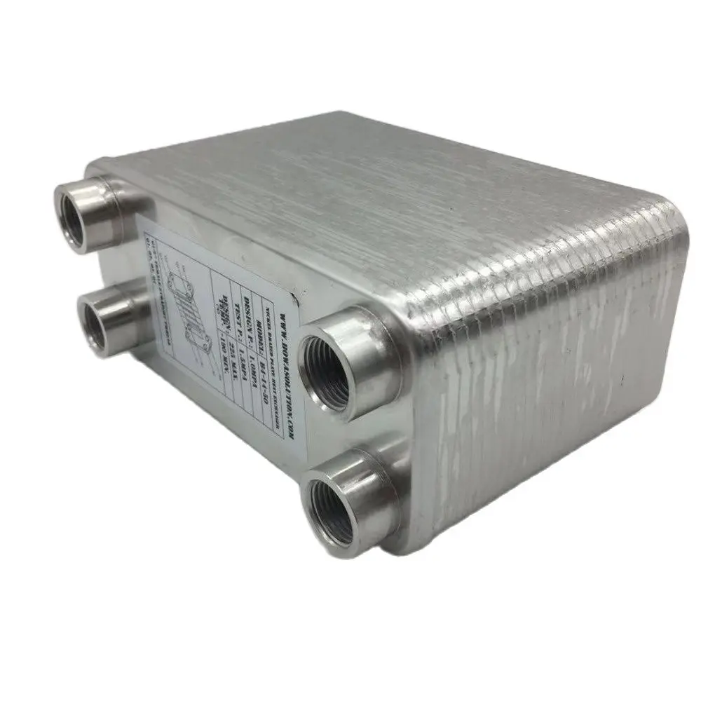 B4-012-50 engineered corrugated plate design provides very high heat transfer coefficients resulting in a smaller heat exchanger