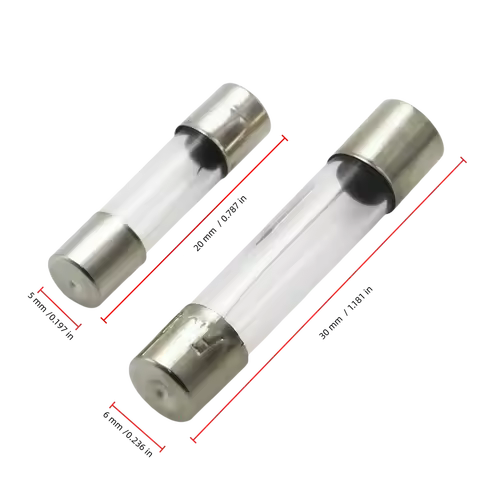 10Pcs/100Pcs 5*20mm 6*30mm Fast Blow Glass Tube Fuses 5x20 6x30 250V 0.1 0.5 1 2 3 3.15 4 5 6 7 8 10 12 15 20 25 30A AMP Fuse - Image 2
