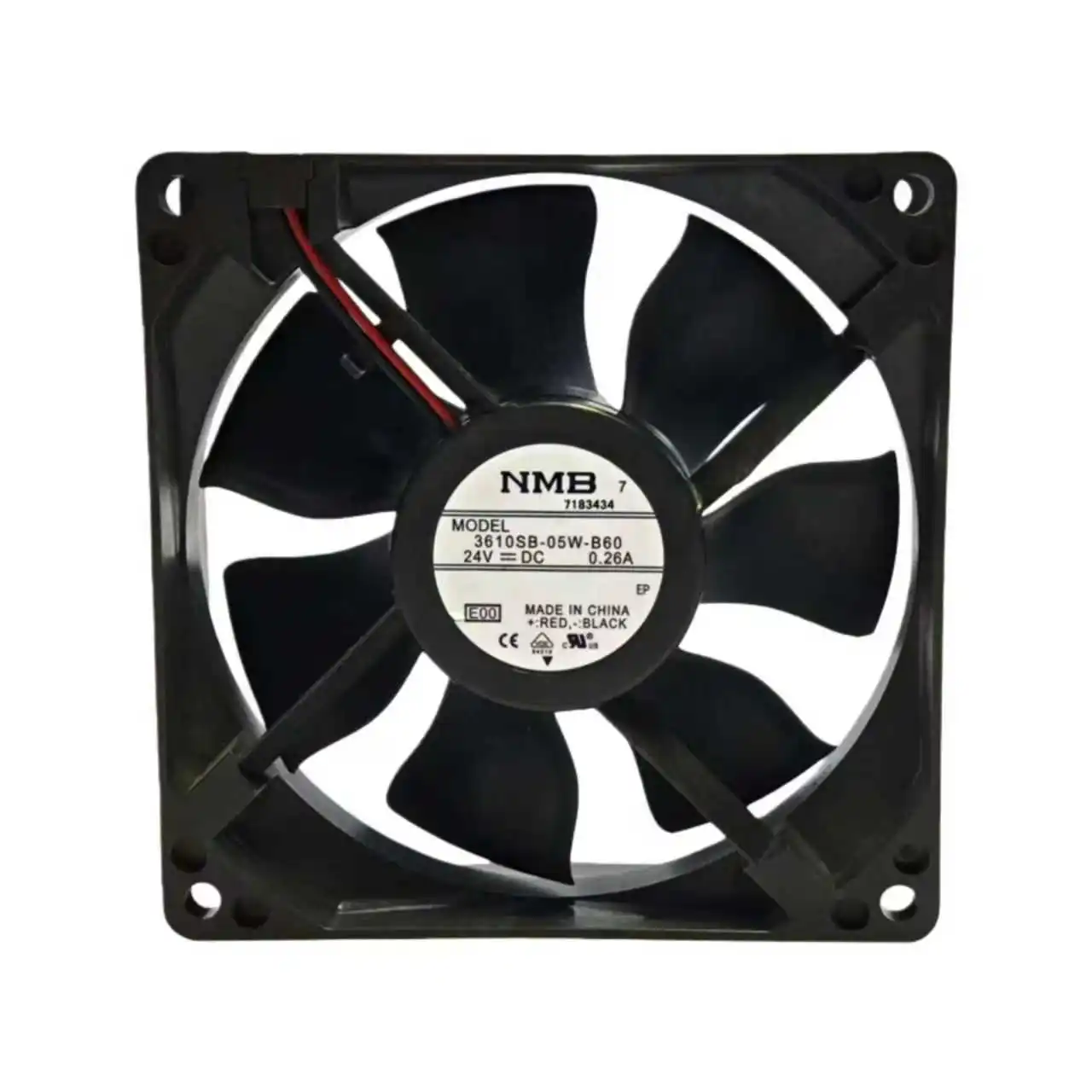 new for NMB 3610SB-05W-B60 92x92x25mm DC24V Cooling Fan for Inverter, Industrial Equipment, Ball Bearing, Quiet Operation