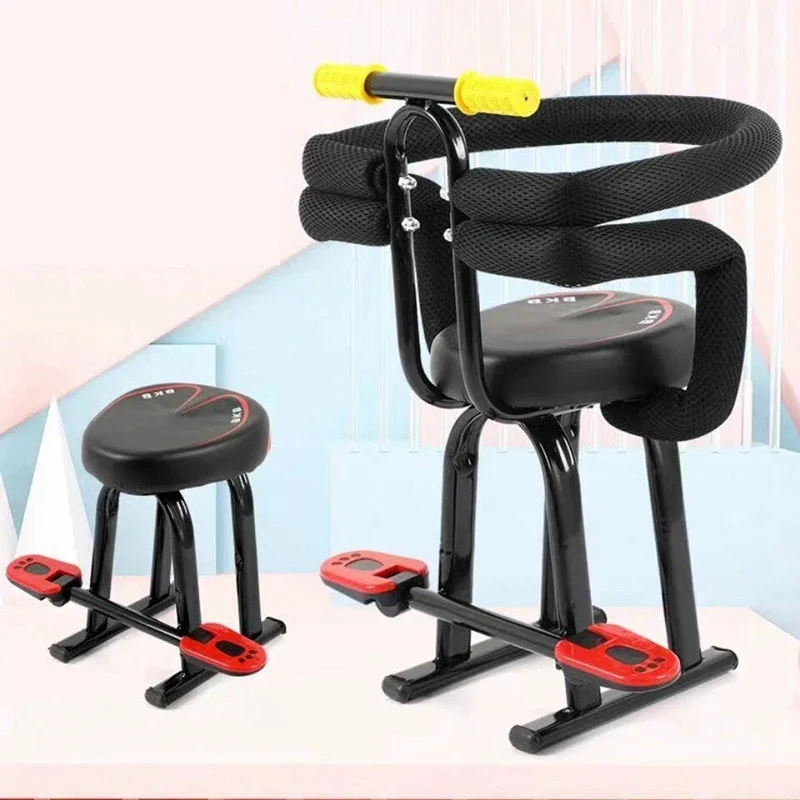 Detachable Child Bicycle Safe-T-Seat Children Bicycle Seats Bike Front Seat Chair Carrier Outdoor Sport Protect Seat