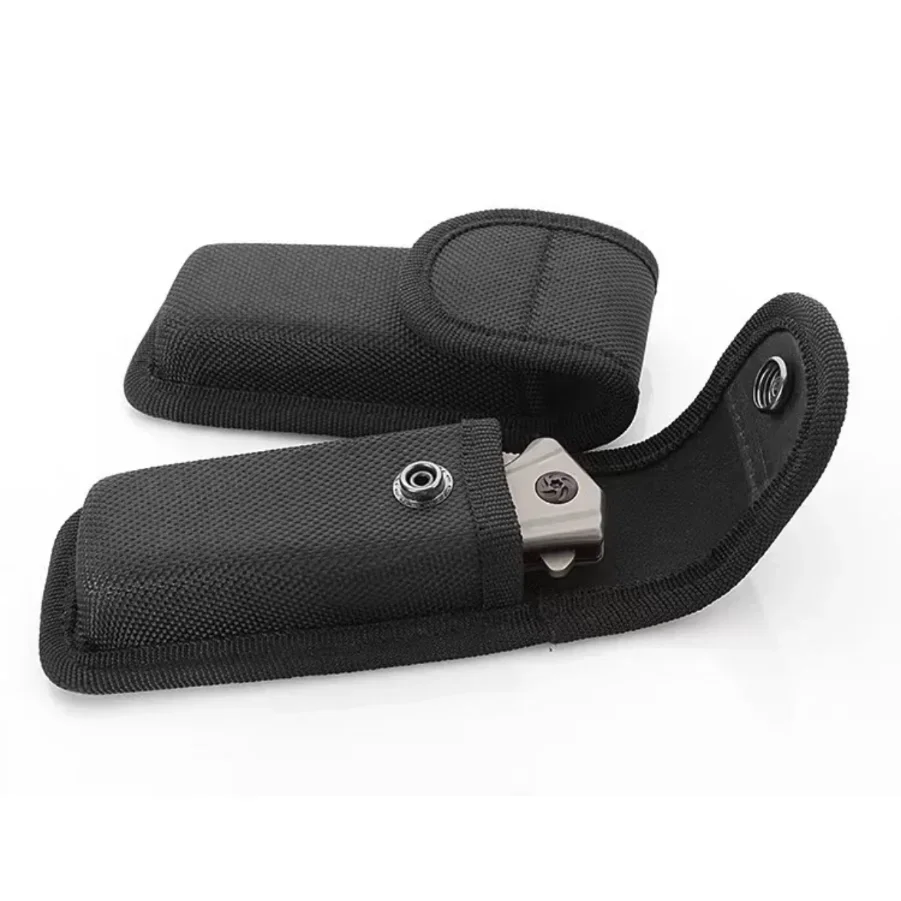 Bolsa de Cintura Preta de Nylon para Ferramentas, Alicates, Lanterna e Outros Itens, com Presilha para Cinto e Bolso de Armazenamento