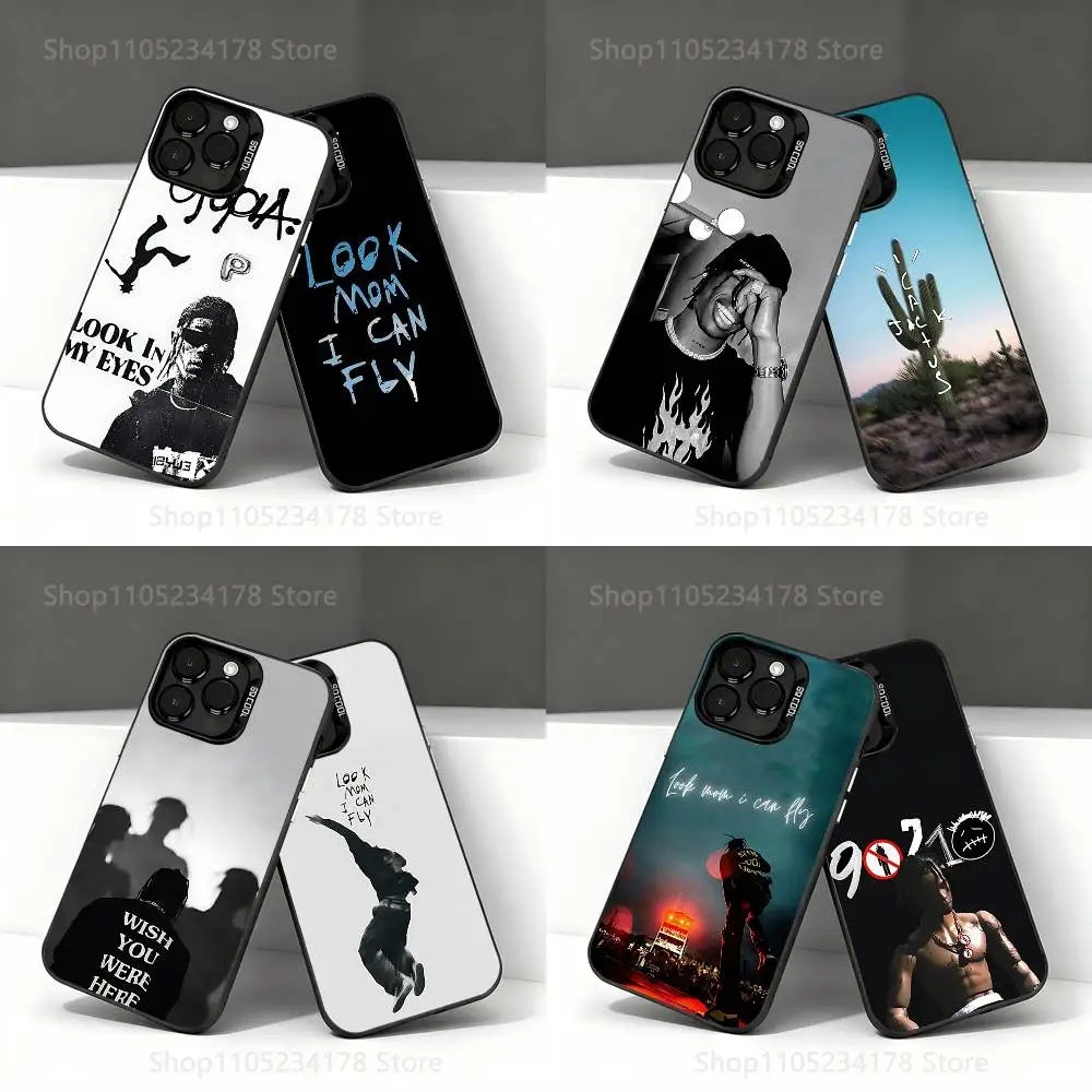 

I Can Fly T-Travis Scott Phone Case For iPhone 17,16,15,14,13,12,11,Pro,Max,Plus,E,Air,Mini Black IMD Cover