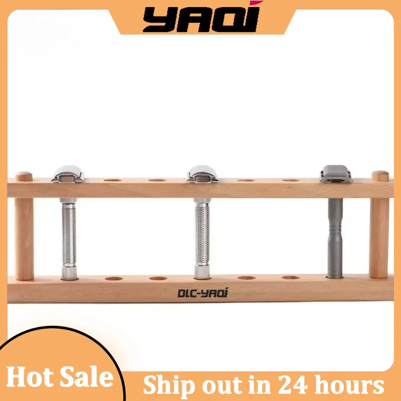 

YAQi Beech Wood Razor Holder For Safety Razors Men's Hair Style Beard Grooming Tool Accessory