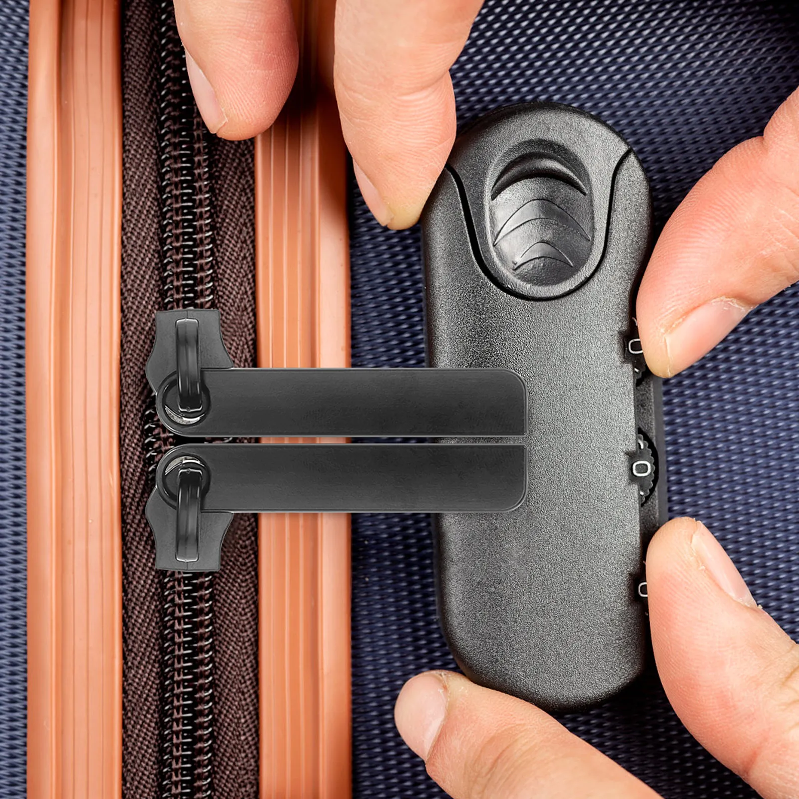 

6Pcs Universal Zipper Slider Replacement Kit for Luggage Travel Bags Jackets Smooth Metal Instant Fix Zipper Repair