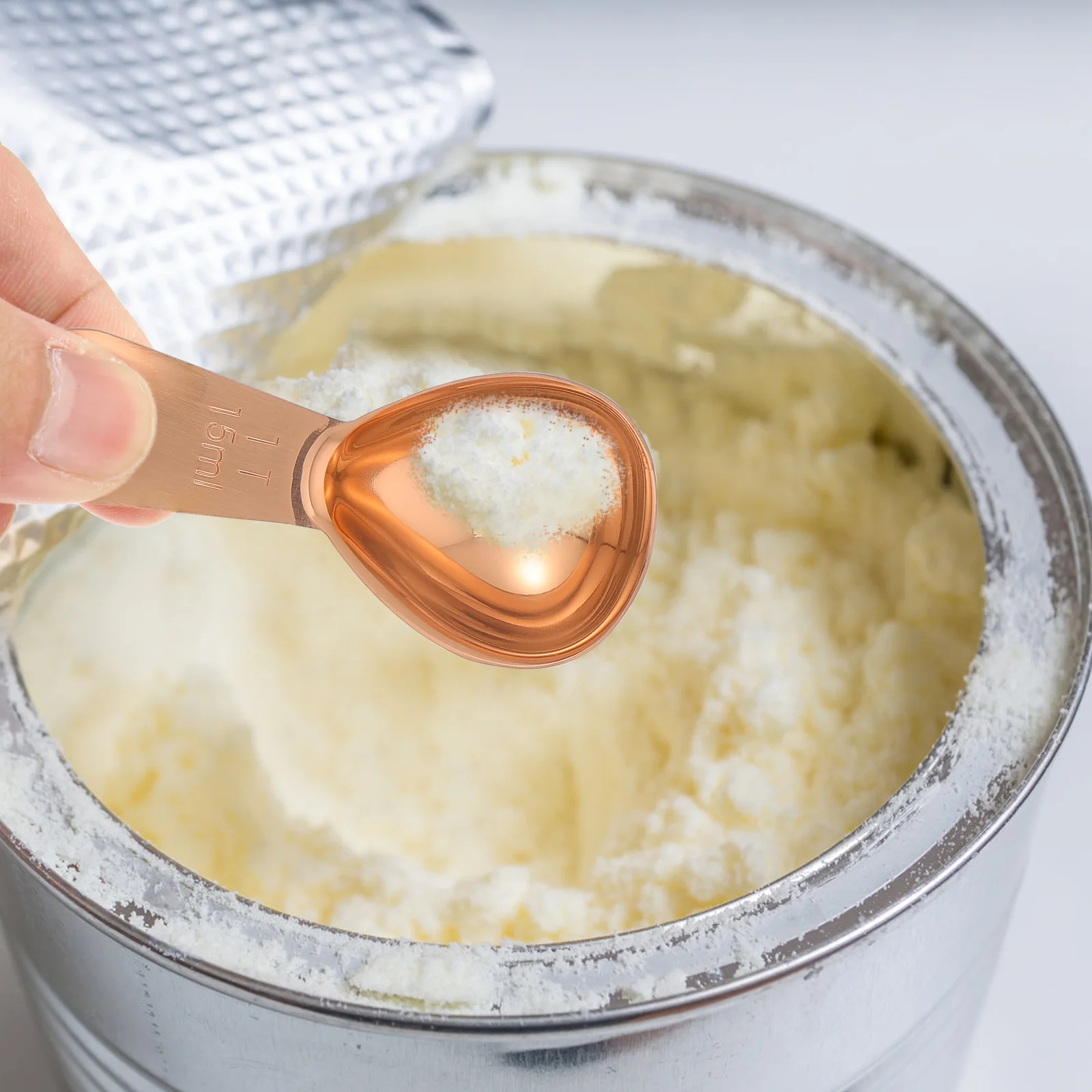 3 Pcs Coffee Measuring Spoon Powder Spoons Cups Kitchen Tool Stainless Steel Milk Scoop