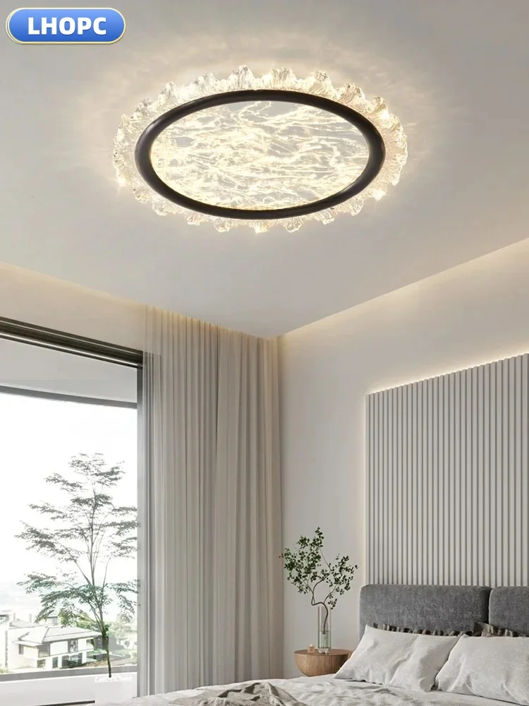The new LED post-modern high-end full-spectrum eye protection design sense of luxury, light luxury, master bedroom bedroom cloud