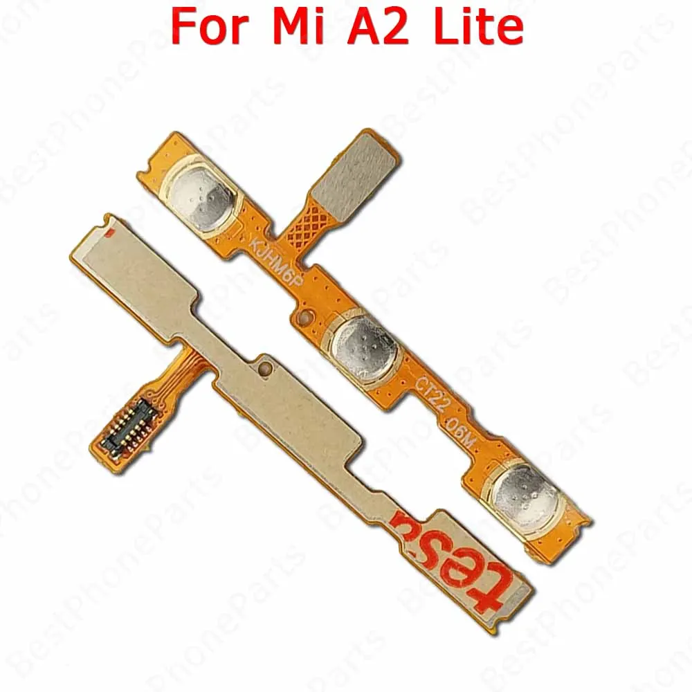 For Xiaomi Mi A2 Lite 6X A3 Mix 2 2S Max 3 4 A1 5X Power On Off Side Button Volume Replacement Spare Parts Flex Cable