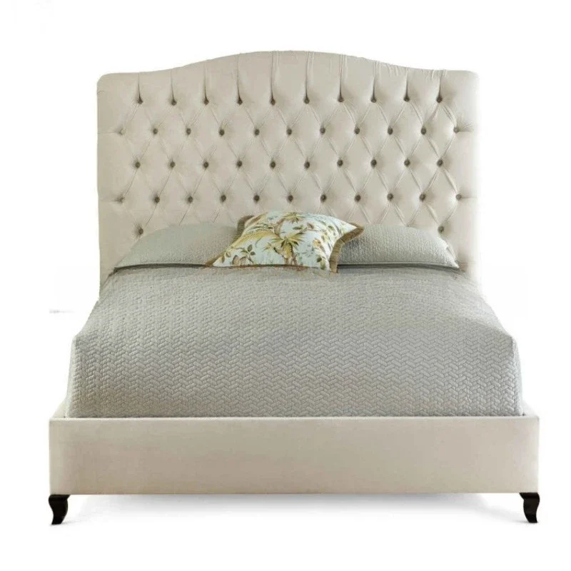 

American fabric box double bed bedroom 1.8 meters buckle soft bag storage bed queen bed marriage