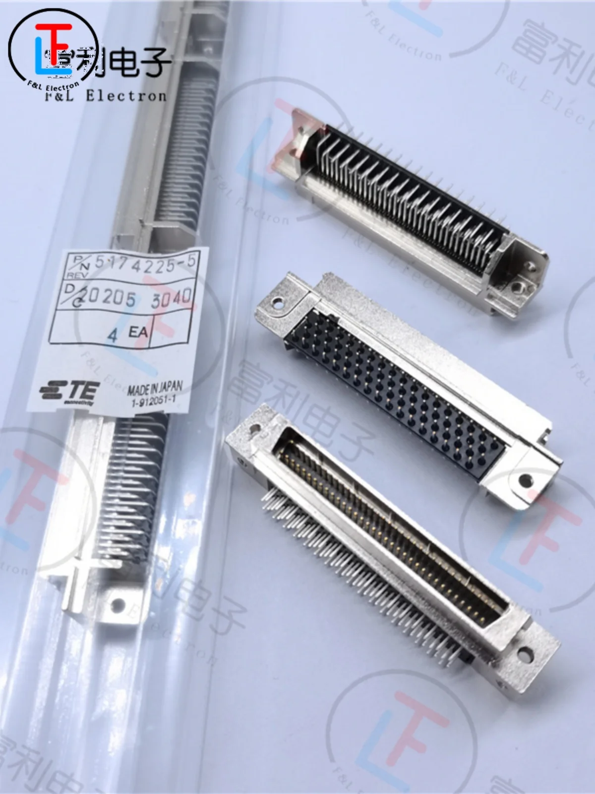 5pcs 5174225-5 AMP 68P Male 90 Degree SCSI Needle Curved Needle 2-5174225-5 Direct Shot