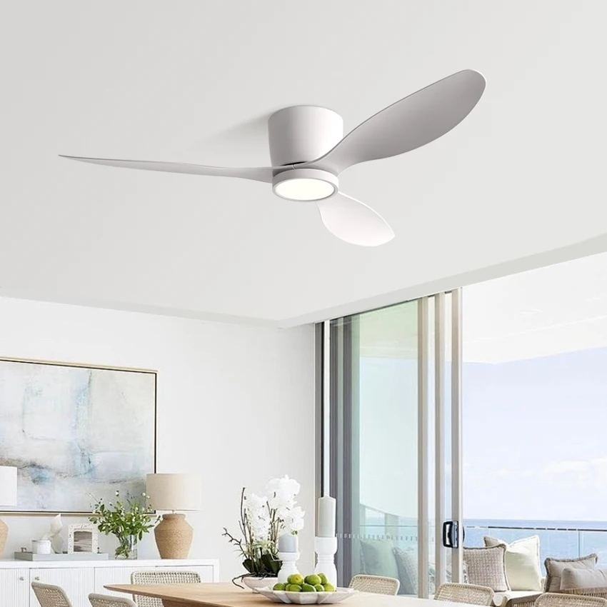 FUMANJIA 36/42/52/56 Inch Inverter Ceiling Fan with Light – Ultra-Quiet, Perfect for Bedroom, Dining Room, Living Room & Office