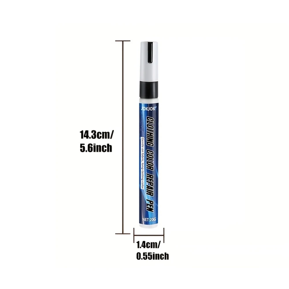 Fabric Paint Markers Suitable for Clothing, Color Touch-up Pens for T-shirts, Jeans, and Leather Jackets, Ideal for Covering Bla