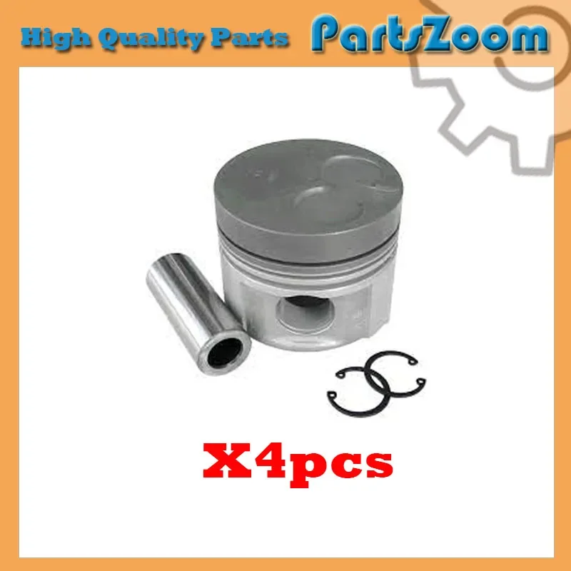 

New 4 Sets STD Piston Kit 13101-78C00-71 Fit For Toyota 3Z Engine 98MM