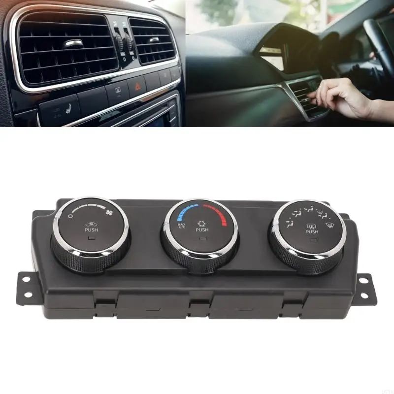Vehicle HVAC Panel with Fan, Temperature and Defrost Knobs, 55056826AB for Car D7YA
