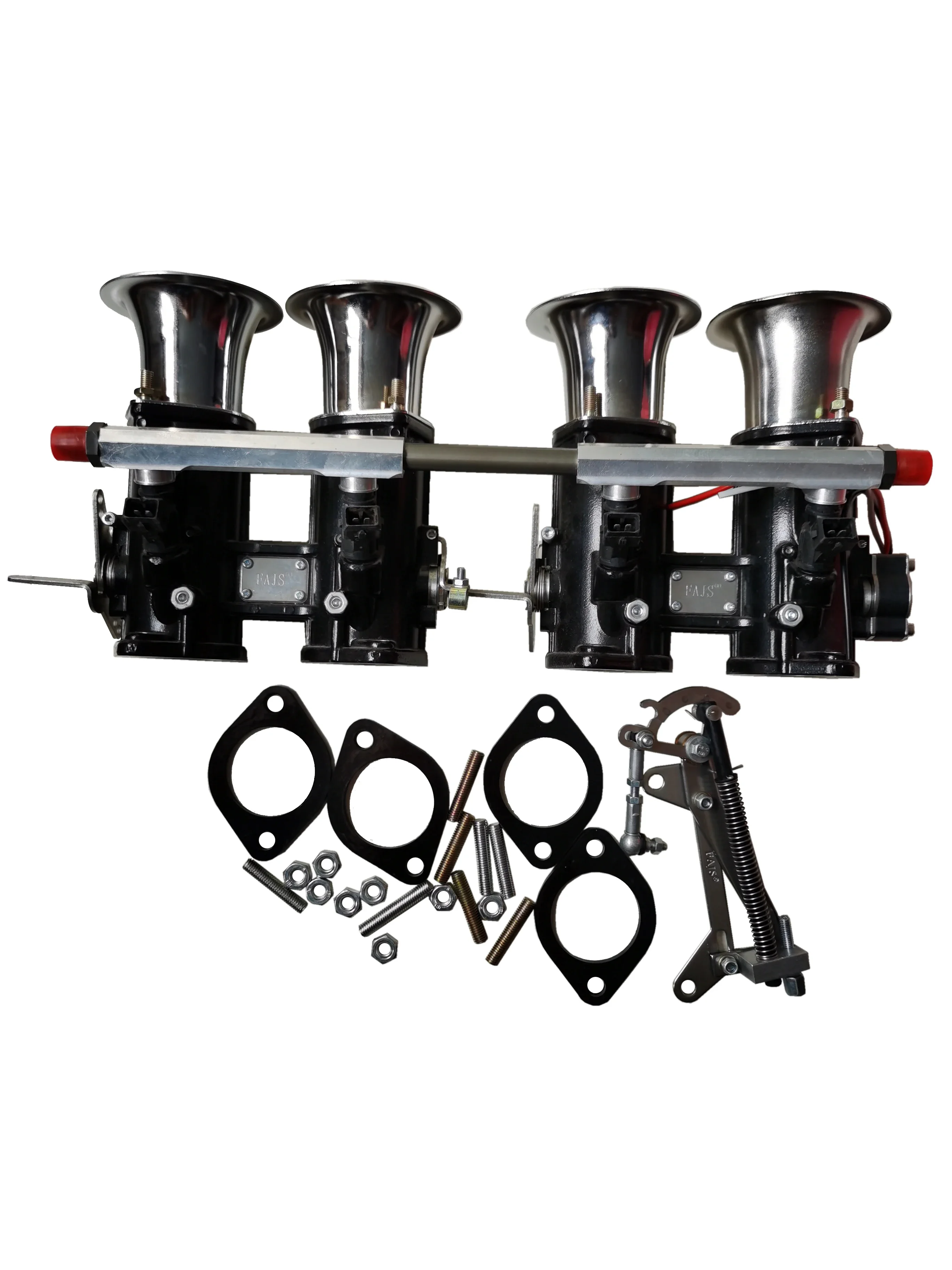 FAJS NO TZ5-3-2A dual 45DCOE throttle bodies conversion kit  including  TPS  air horn  linkage FOR Carburetor conversion E