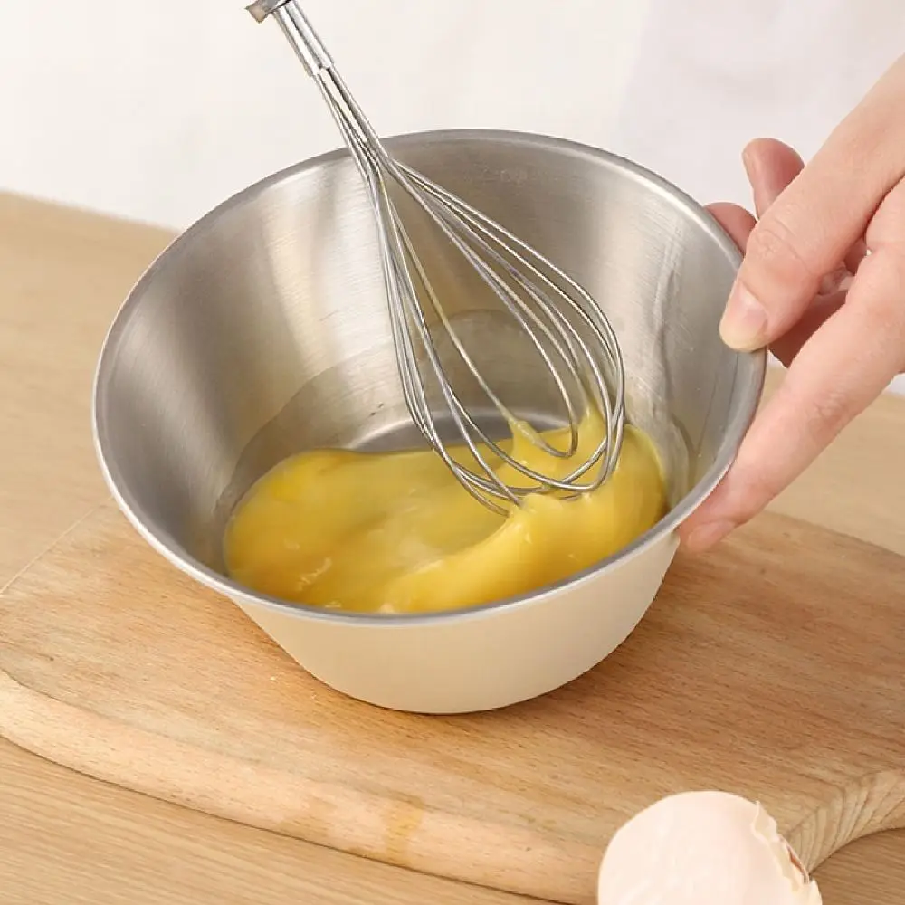 Stainless Steel Colander with Bowl Beige Silver Microporous Structure Rice Strainer Large Capacity Multifunctional Design