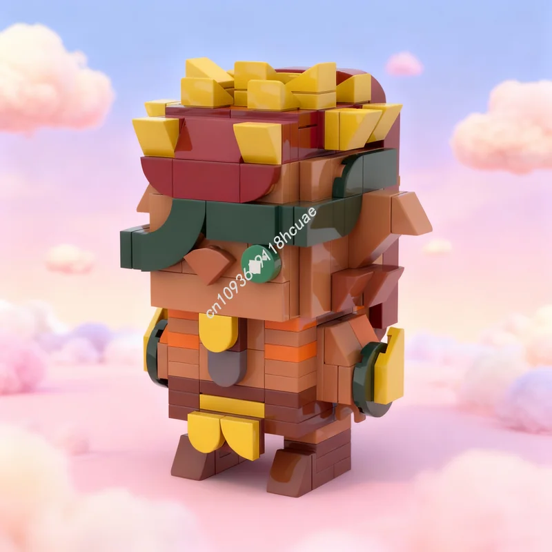 

237pcs MOC Brickheadz DOTA 2 Bristleback Model Building Blocks Architecture Christmas Gift Toys Creative Idea Education Brick