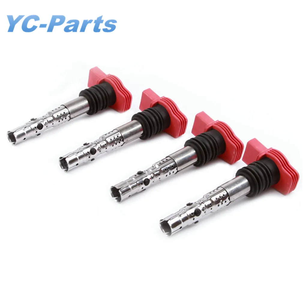 4PCS Ignition Systems Ignition Coil 06C905115L For Audi A4 S4 Quattro A6 S6 Quattro A8 S8 AVANT V6 3.0L Car Accessary