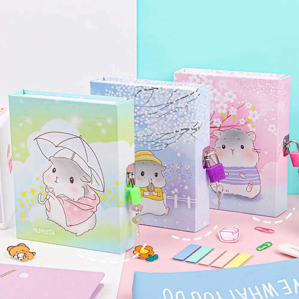 Writable  Practical Creative Password Book Cartoon Diary Paper Schedule Notebook Smooth Writing   Child Gift