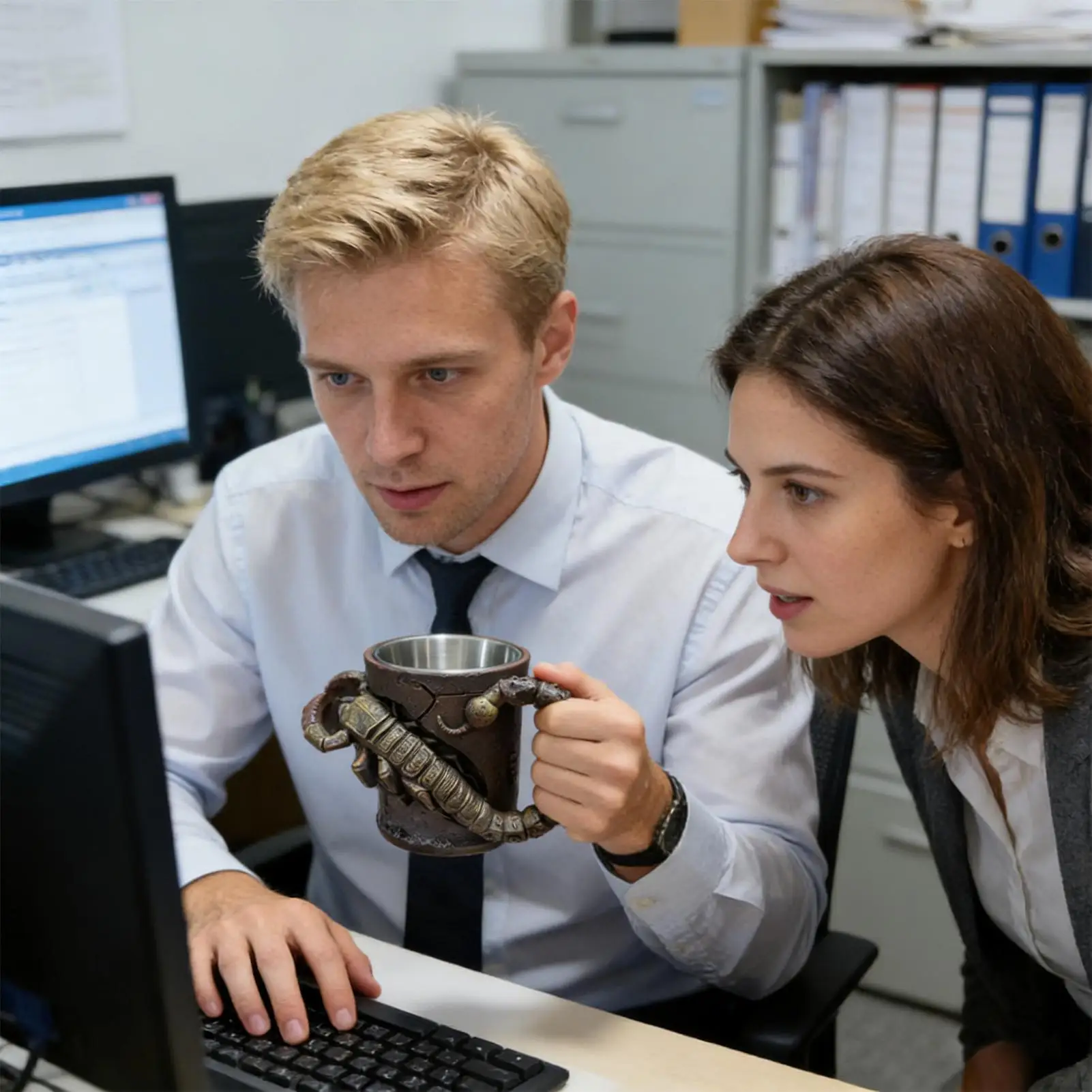 

Funny Mugs 300ml Novelty 3D Collectible Drinkware Weird Animal Hilarious Coffee Mugs For Men Women Adults Family Friends Fans