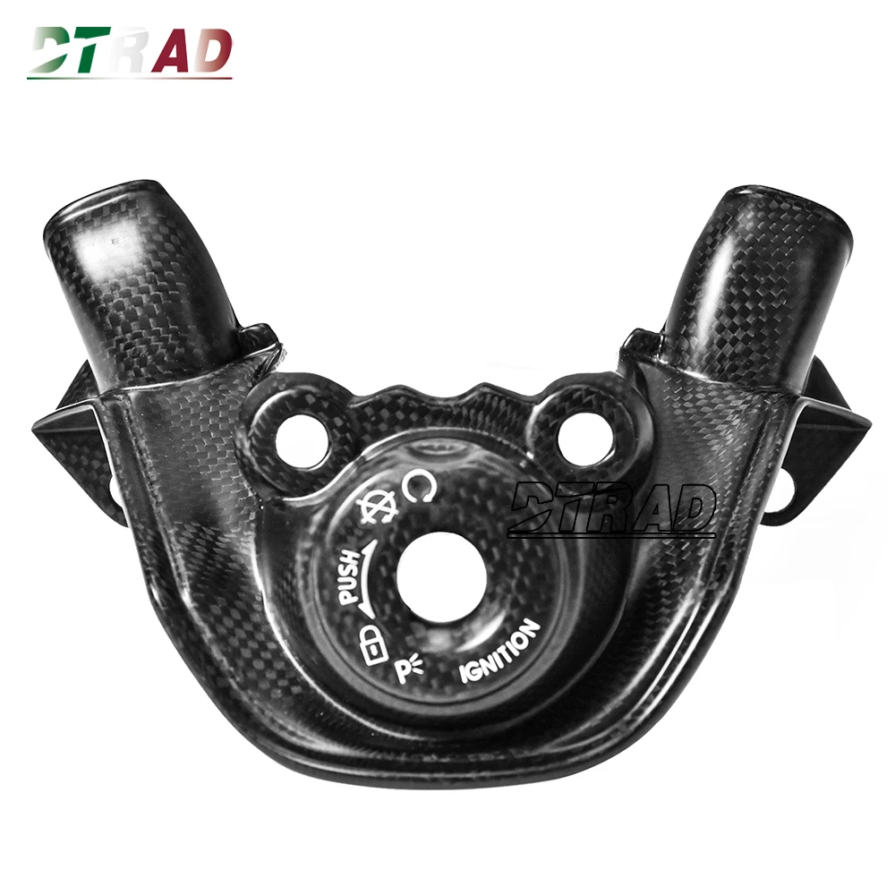 For DUCATI Streetfighter V4 V4S SP 2020-2023 Carbon Fiber Keyguard Cover Key Lock KeyLock Covers Motorcycle Modified Parts Matte