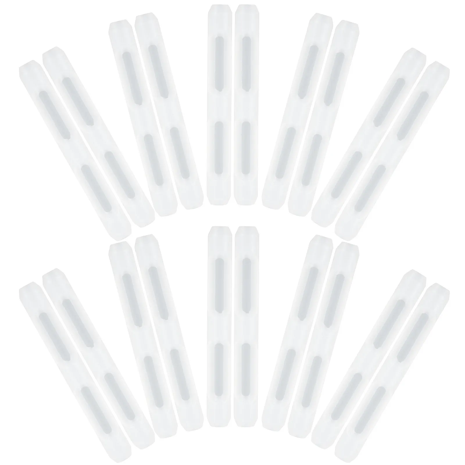 

10 пар силиконовых нескользящих гибких держателей для очков, накладок на уши для бега, походов, альпинизма