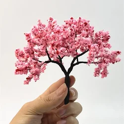 Scene model tree peach tree cherry tree micro-landscape garden rockery landscaping sand table DIY manual model material custom