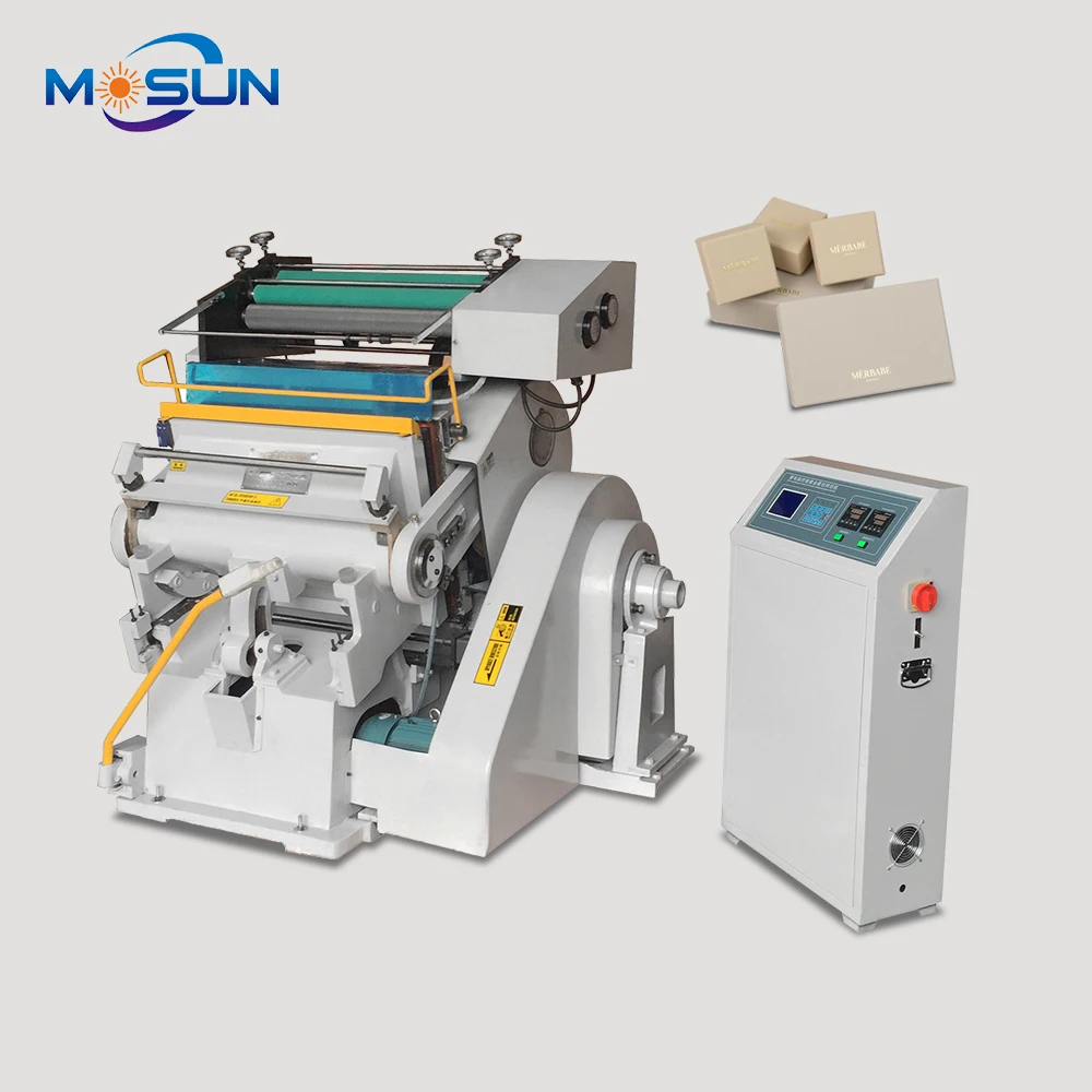 TYMB-750 Semi-Auto Hot Foil Stamping Machine for Packaging Boxes, Leather, Labels and Paper Products