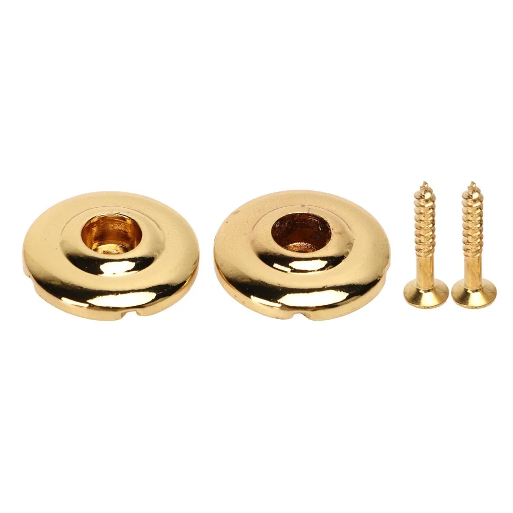 2PCS Metal Bass String Retainer Black Silver Golden Bass Guitar String Trees Friction Reducing String Retainer For Bass Guitar