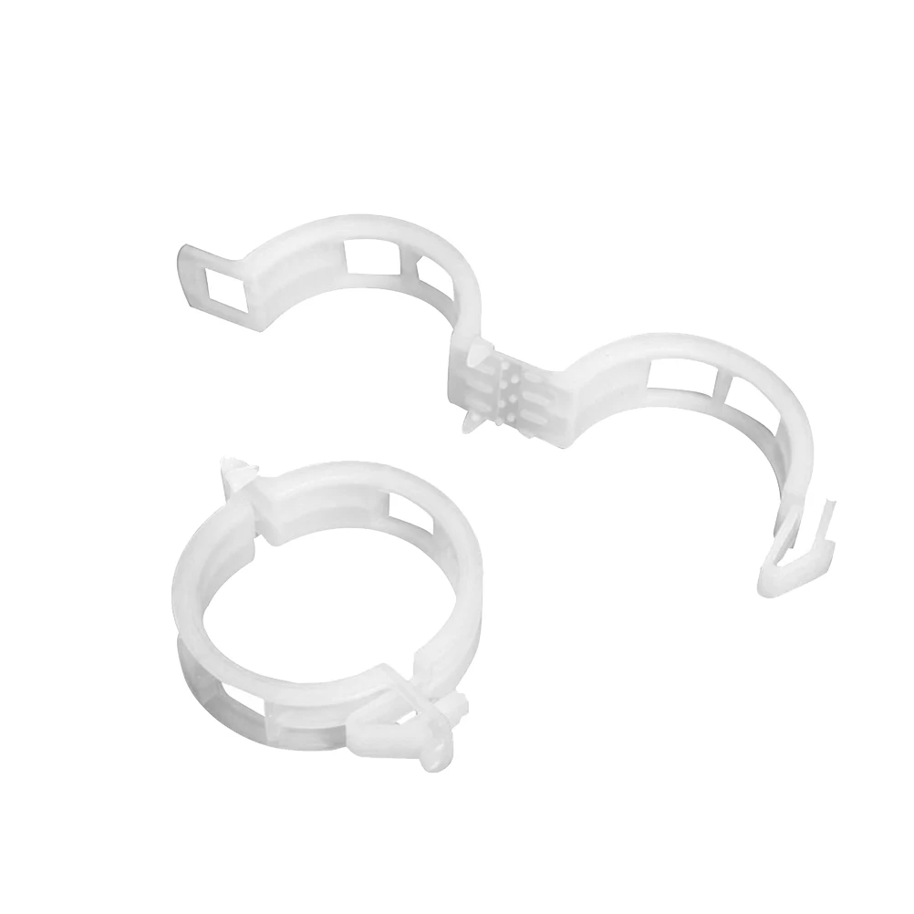 

50pcs Plant Clips White Garden Vegetable Tomato Trellis Vine Support Ventilated Anti-Slipping High Temperature Resistant
