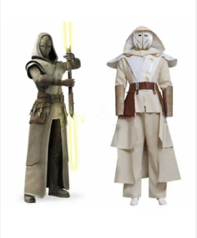 

Jedi Temple Guard Cosplay Costume with Mask Customization