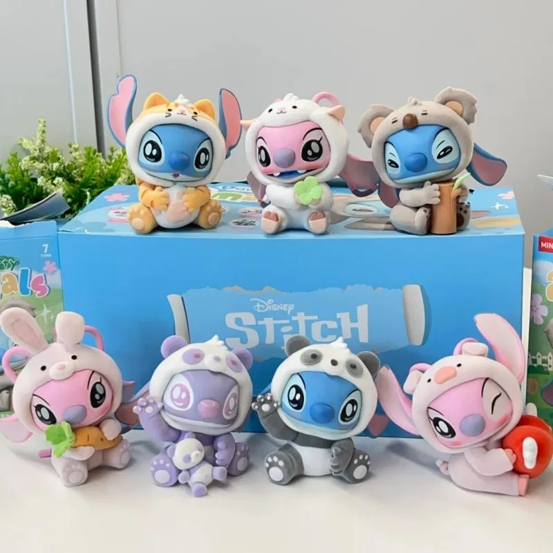 2026 Creative Excellence Stitch Animal Party Series Blind Box Cute Doll Stitch Action Doll Decoration Surprise Christmas Gift