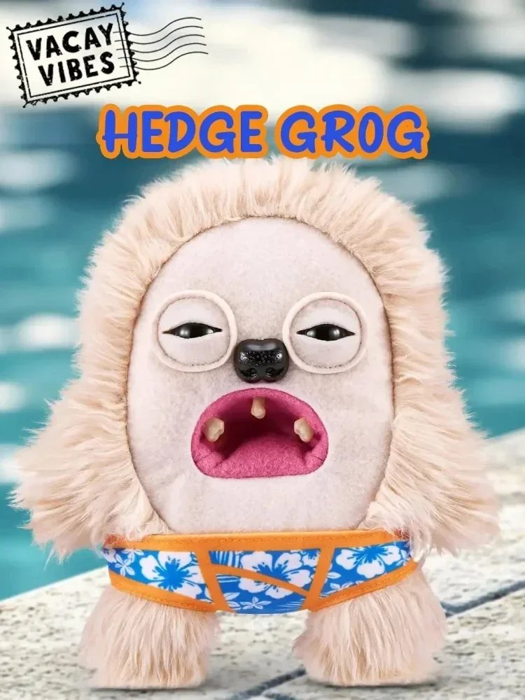 Original Fuggler Teen Monster Beach Resort Series Plush Toy Doll Monster Ugly And Funny Tooth Monster Plushie Birthday Gift 22CM