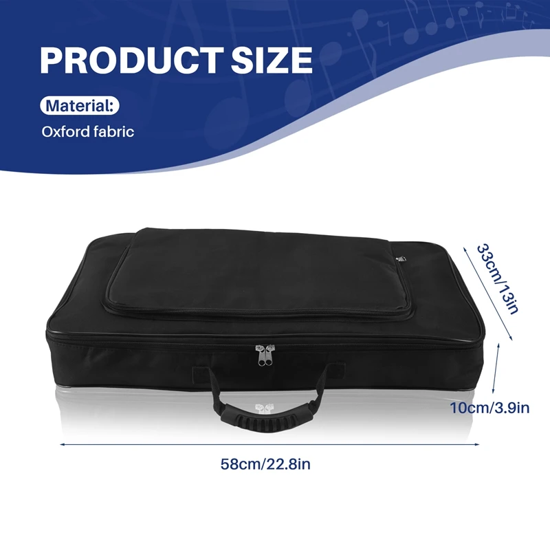 Setup Large Style Guitar Pedalboard Bag Portable Effects Pedal Board Case Pedalboard For Guitar Pedals Universal Bag