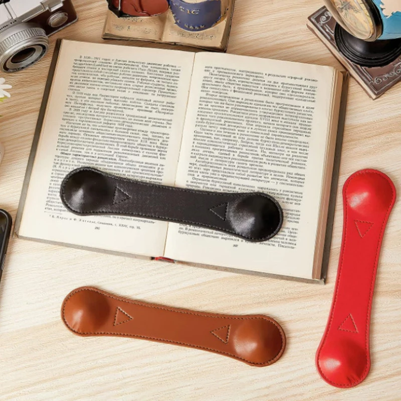 Weighted Bookmark Leather Page Weight Book Clip Holder Holder Fixed Reading Weight Pressure Bookmark