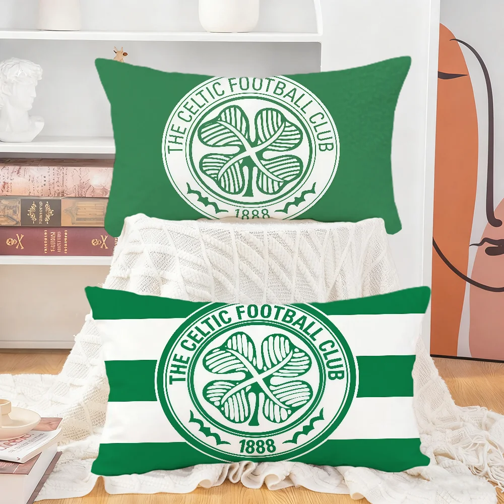 C-Celtic Fc Cushion Cover Rectangle Pillow Cover Home Sofa Living Room Dorm Bedside Hogar Pillowcase Party Gift
