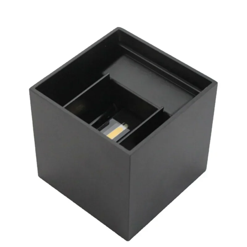 7w Adjustable Surface Mounted Outdoor Cube Led wall light, ip65 Led outdoor wall lamp ,up and down wall light