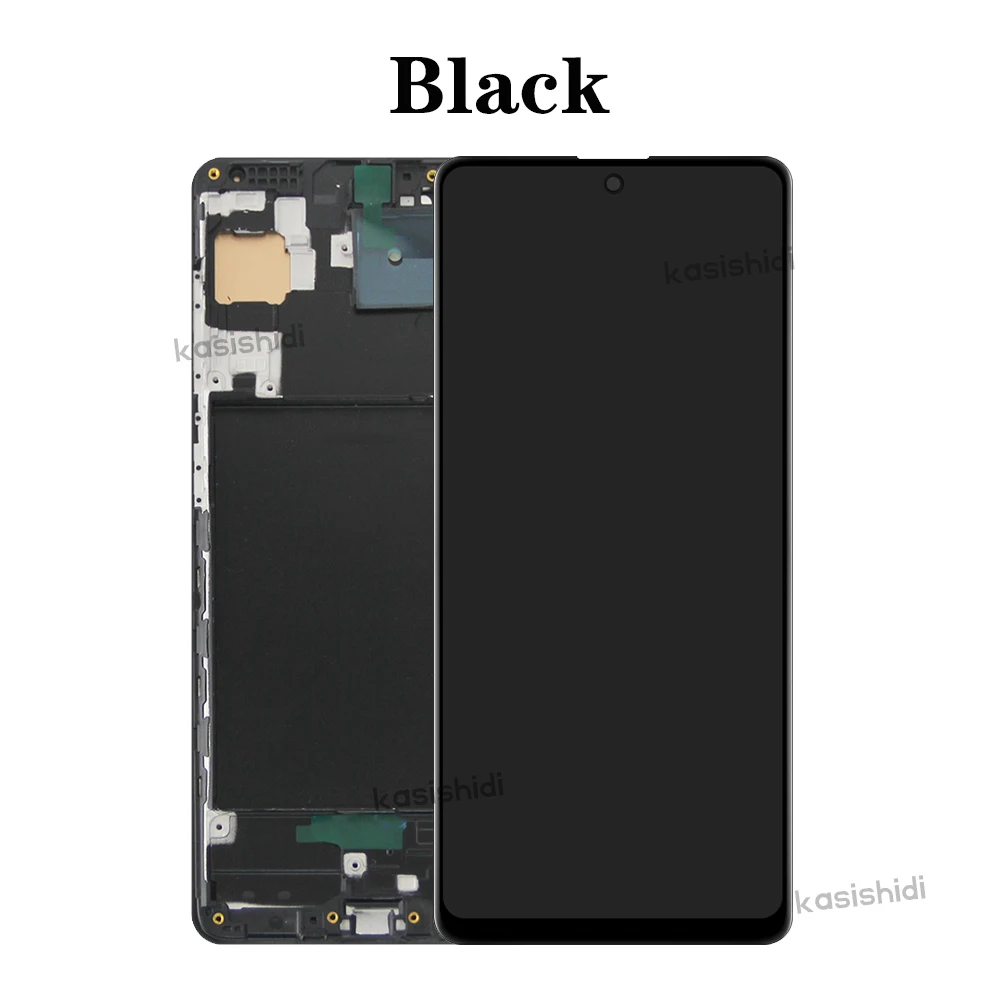 incell For Samsung A71 A715 A715F A715FD LCD Display Touch Screen Digitizer with Frame Assembly Replacement Phone Screen Parts