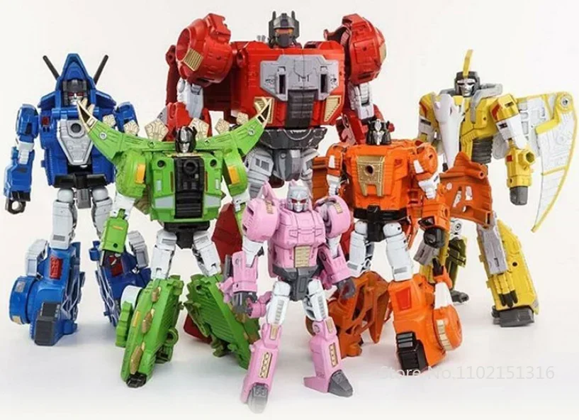 Transformation Toy G1 Dinosaur Dinoking Volcanicus BPF 5IN1 Combination Deformation Grimlock Swoop Sludge Slag Snarl Model Robot