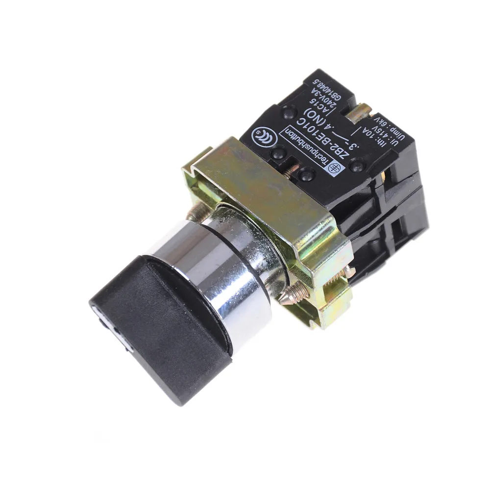 10A 600V 3 Position 2NO Maintained Toggle Select Selector Switch XB2-BD33C