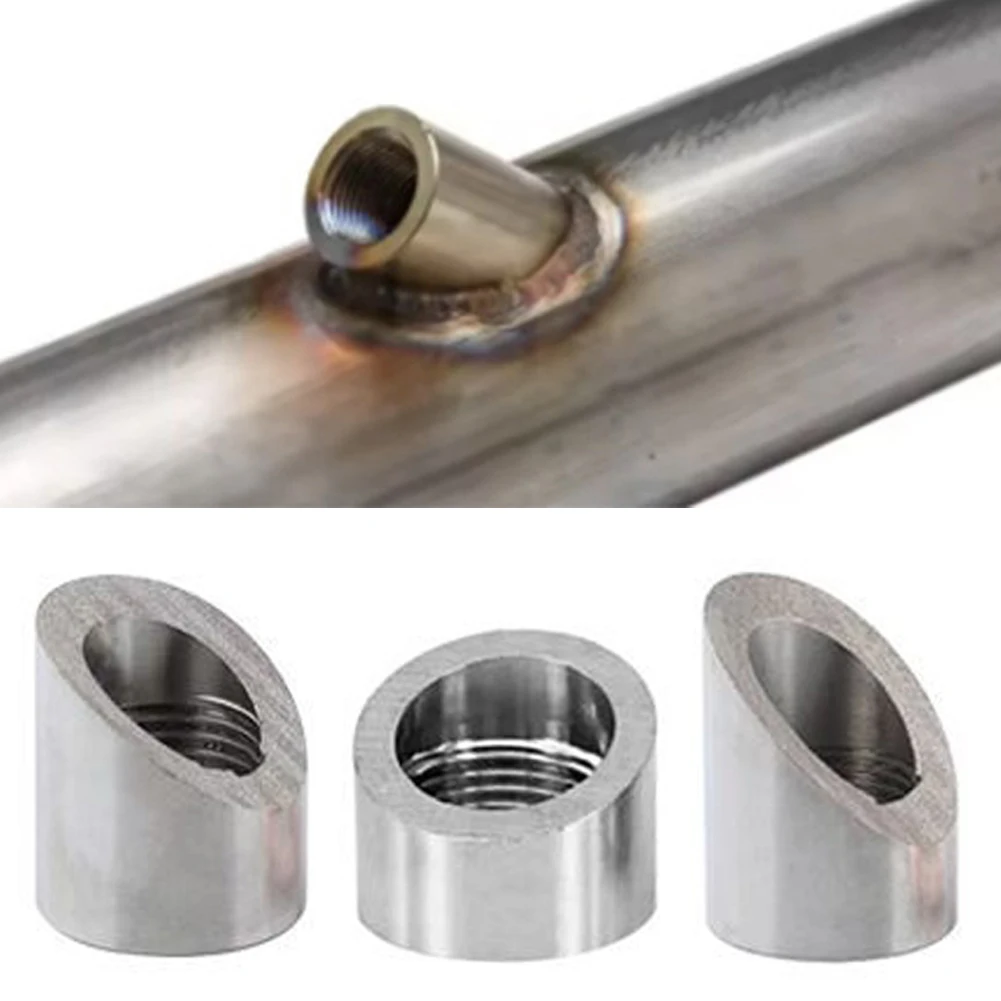 M18X1.5 Oxygen Sensor Stainless Steels Bung Plug Nut Stepped Mounting Cap Kit Plug Nut Plug Wideband Nut Fitting Weld Bungs