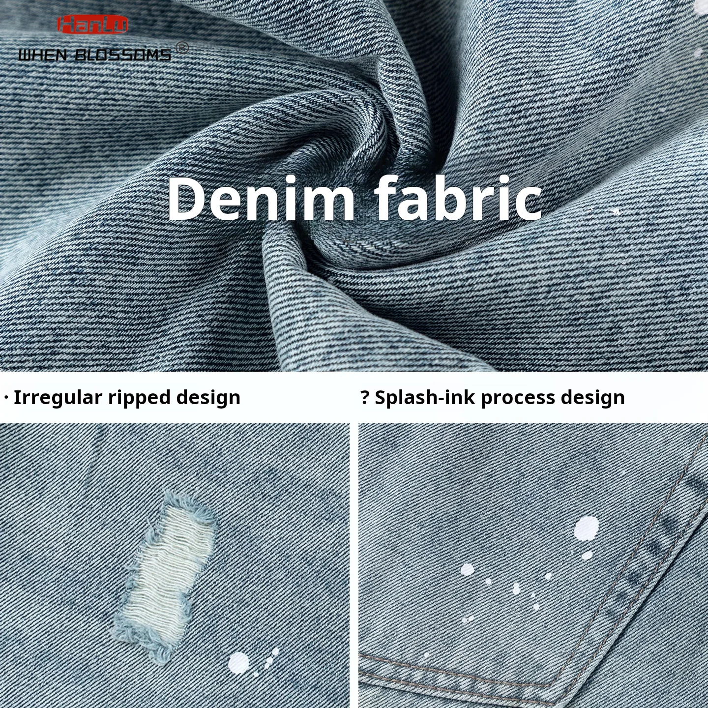2025 masculino vintage lavado splatter jeans japonês relaxado ajuste perna reta angustiado denim calças de rua de grandes dimensões