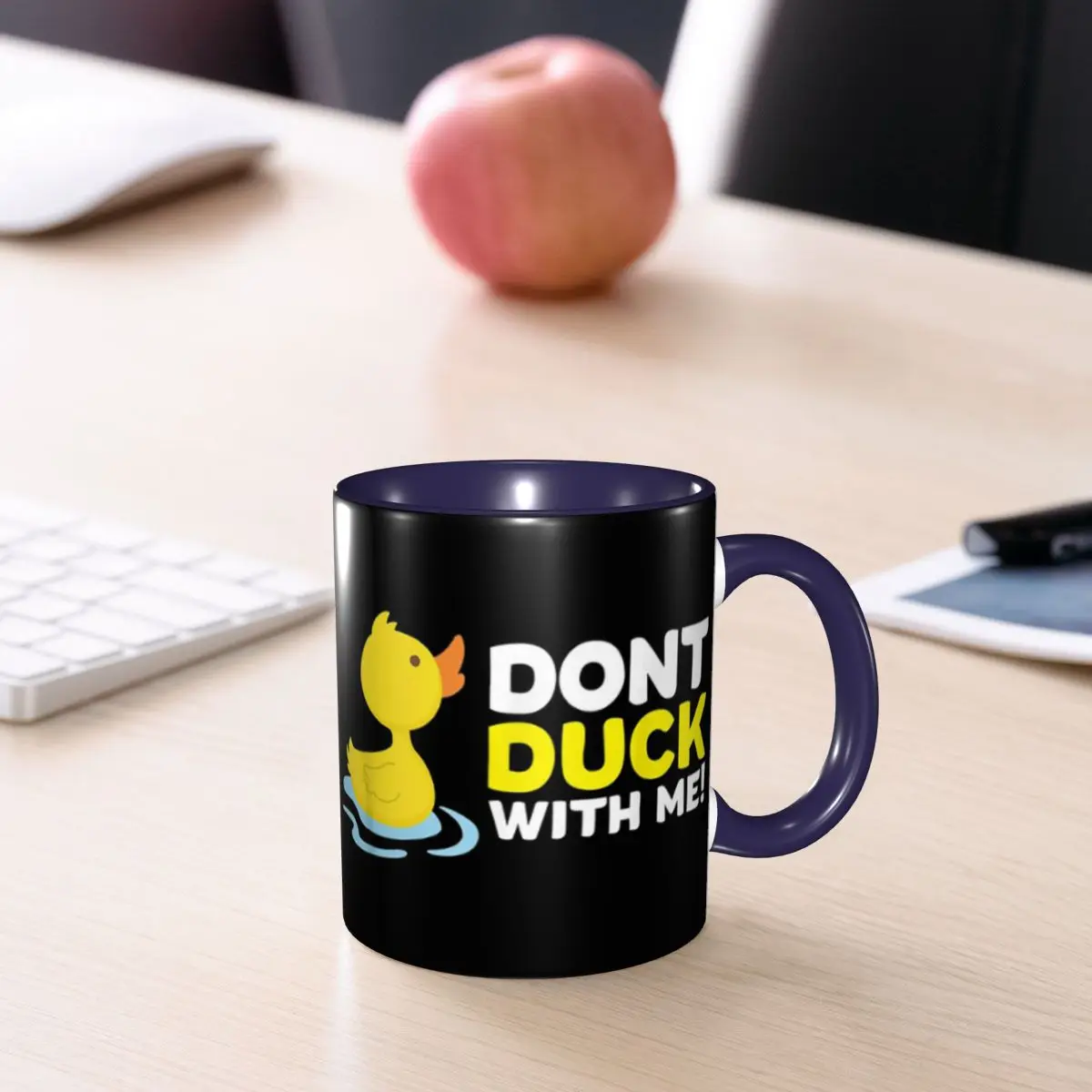 Duck Dont Rubber Mug Funny Ceramic Coffee Cups Tea Mugs Milk Cup Drinkware Gift for Friends