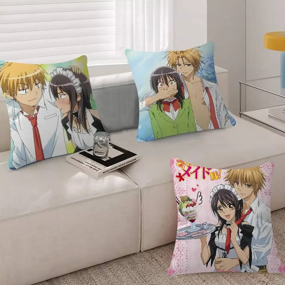 Manga Girl Maid Sama! Mini 45*45cm Cushion Cover Pillow Cover Decor Pillowcase Home Pillowcase For Couch Pillow