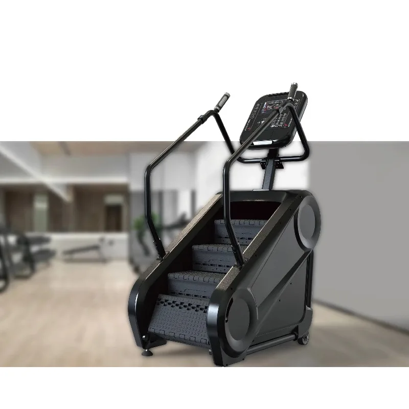 

Gym Commercial Stair Climber Low-Impact Aerobic Workout Smooth Quiet Operation for Fitness Clients Studio Owners Gym Facilities