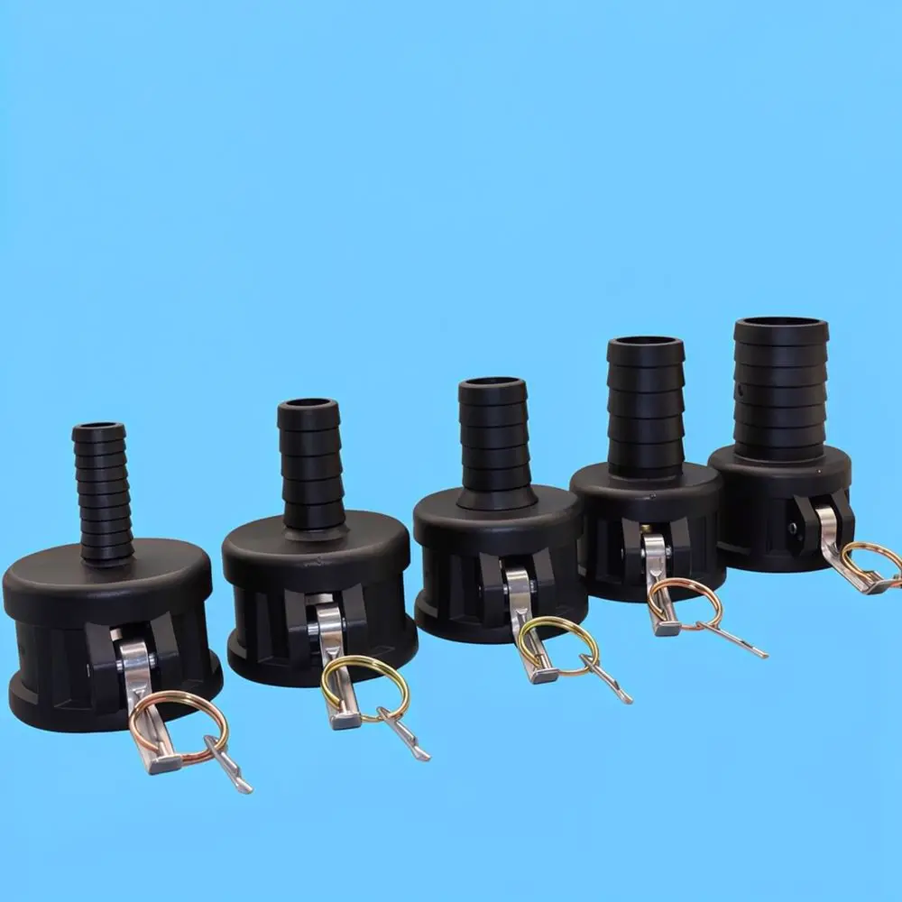 Industrial IBC Tank Adapter 2 Inch To 3 4 Inch Male Thread Quick Disconnect Fitting PP Plastic Water Oil Hose Connector