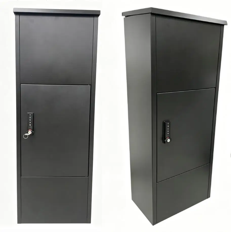 Outdoor Mailbox Free Standing Apartment Express Delivery Opening Upside Letter Box