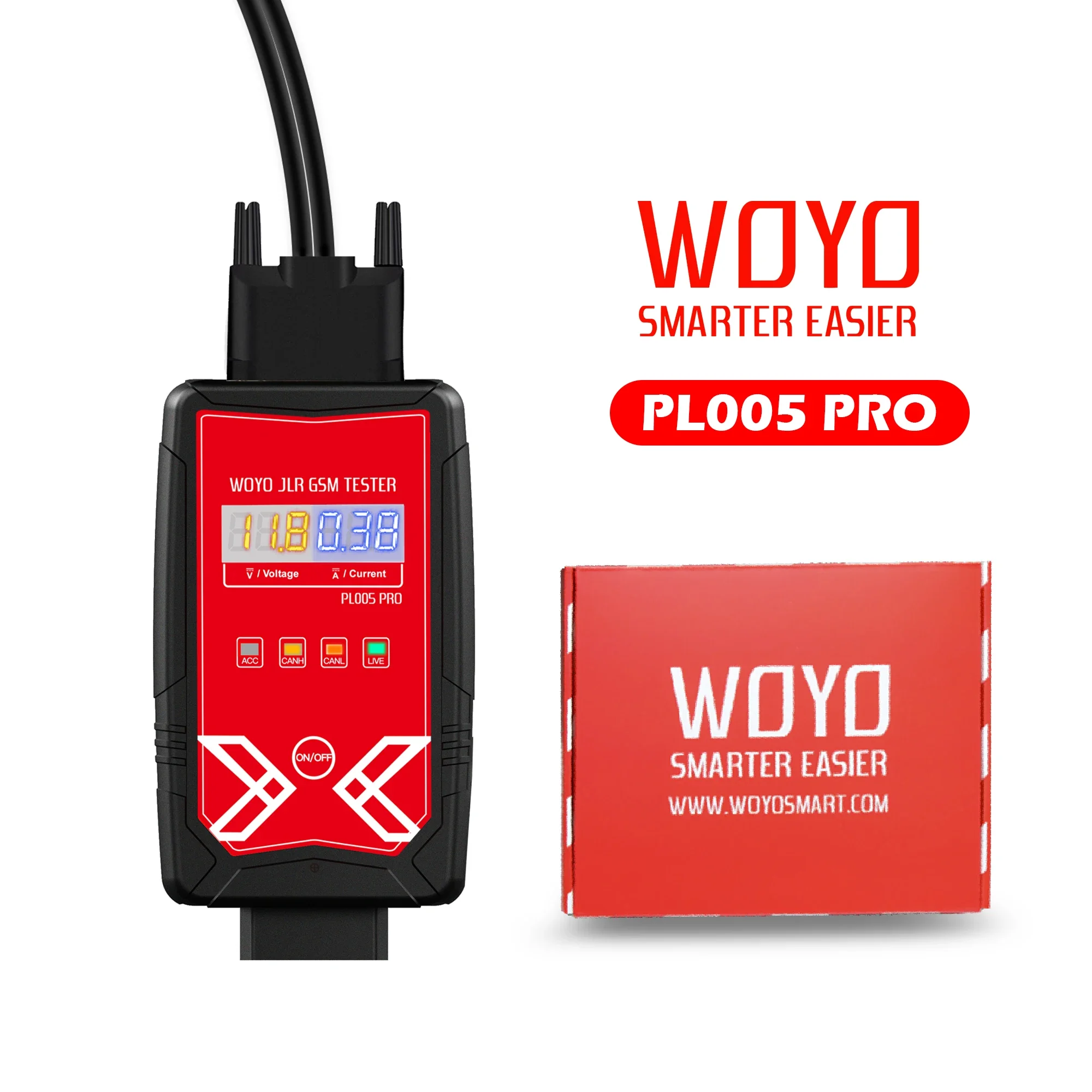 WOYO PL005 PRO voor Land Rover Jaguar Transmissie Geartest GSM Shift Module Tester Sluit Automotive Shift Module Reparatieset