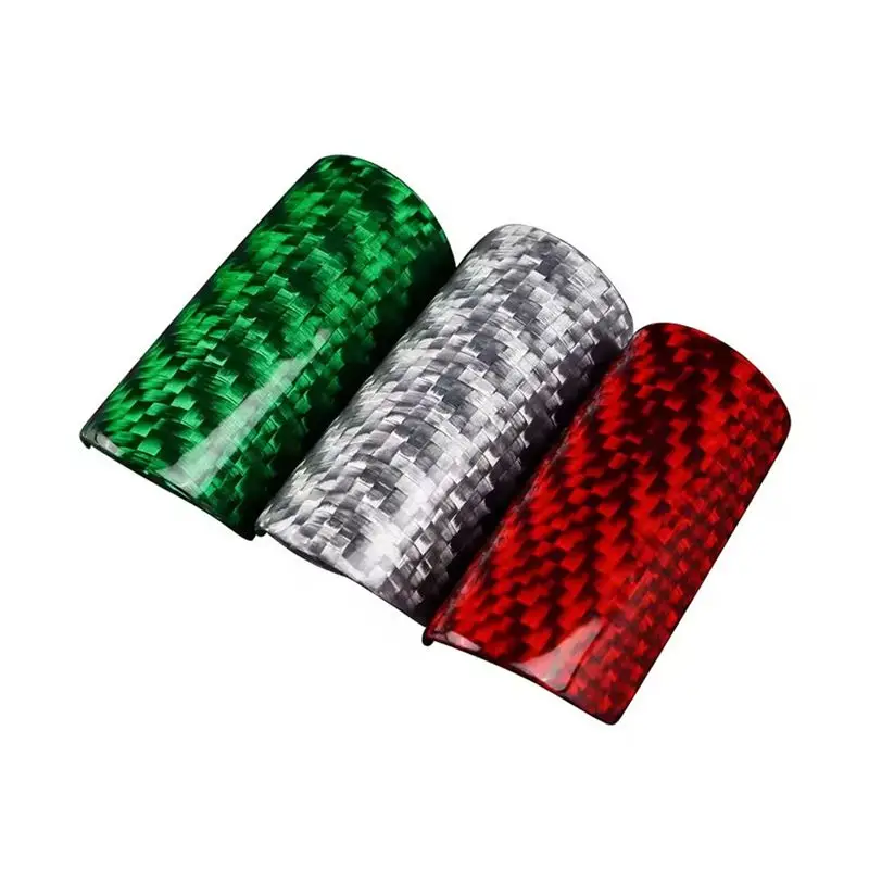 

A48P-Dry Carbon Fiber Grille Sticker For Abarth 595 695 2017-2023 Car Exterior Accessories